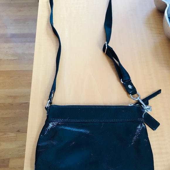 Black leather Coach side body bag - Picture 4 of 4